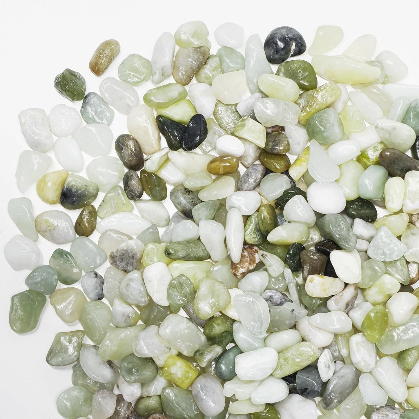 2.5LB Succulent and Cactus Pebbles, 1/5 Inch Jade Pebbles for Indoor Plants, Decorative Gravel for