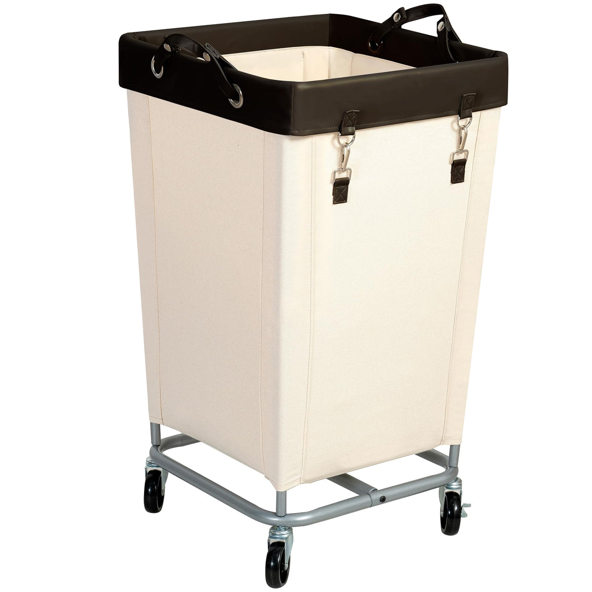 STO STO Laundry Hamper with Wheels, 160L Rolling Laundry Sorter Cart with Heavy Duty Steel Frame
