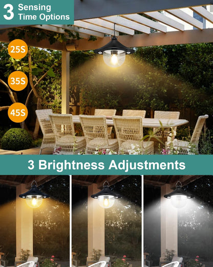 Solar Shed Light Outdoor Indoor 3000LM Solar Lights Daytime Available with Remote Control, Double