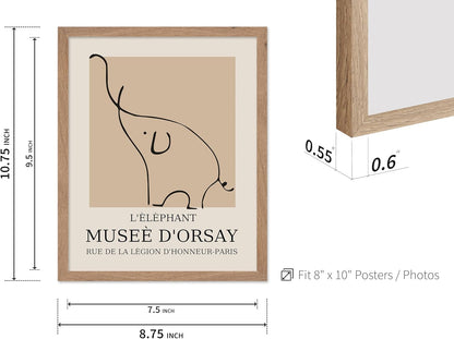 Poster Master Vintage Poster - Retro Minimalist Print - Gift for Artist, Housewarming - Elephant