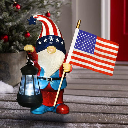Nacome Solar Gnomes Statues for Garden Decor: Outdoor Sculptures for Clearance Lights for Outside