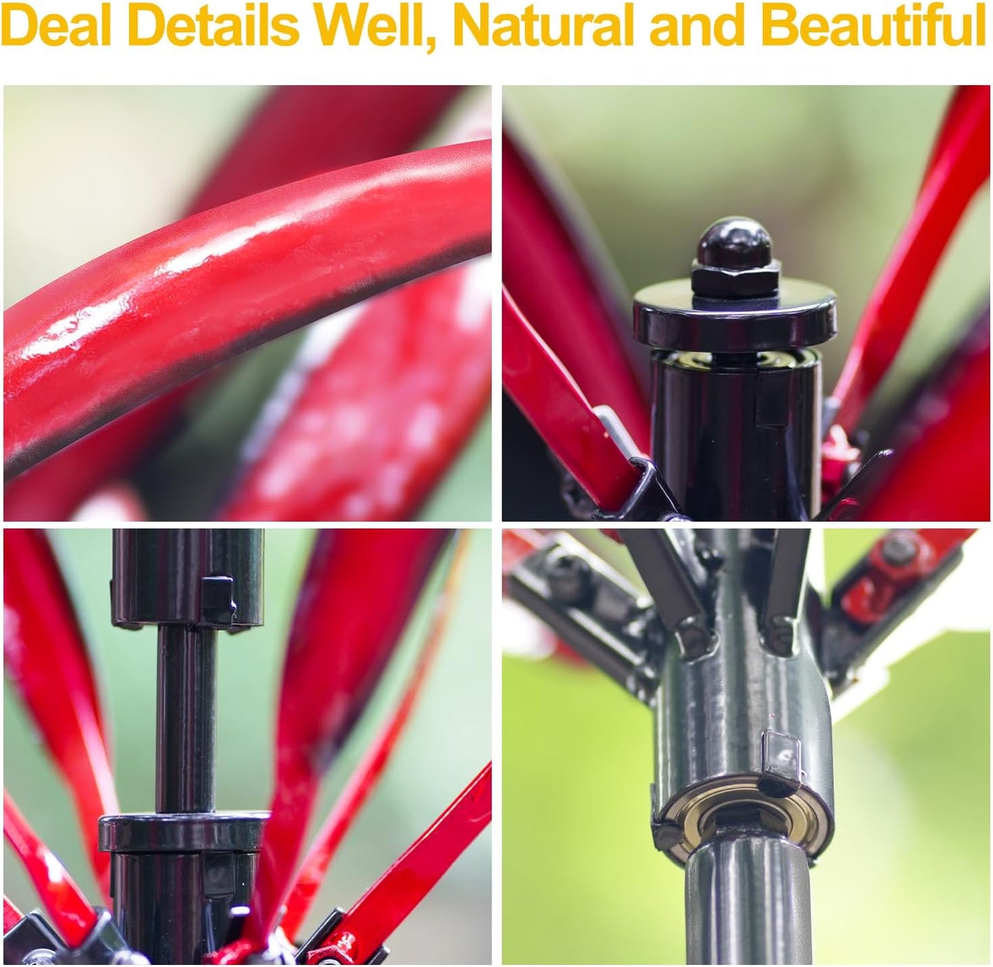 LimeHill Wind Spinner for Garden and Yard - Large Metal Kinetic Wind Sculptures Yard Art Outdoor