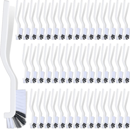 Rtteri 48 Pcs Kitchen Scrub Brush Bulk Plastic Sink Bathroom Cleaning Edge Corner Brush for
