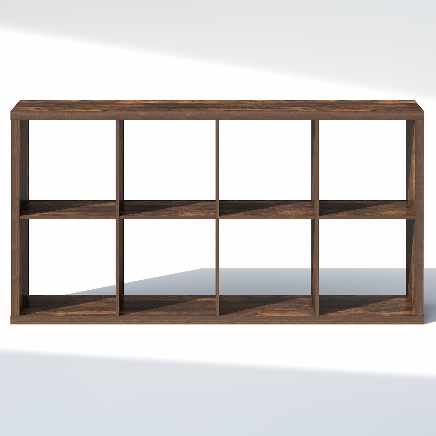 Furinno Cubic Extra Thick 8-Cube Closet Organizers and Storage, Amber Pine