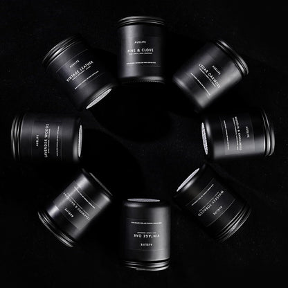Scented Candles Set | Gifts for Men - 6Pack Candle Set - Masculine Candle, Soy Candles for Home