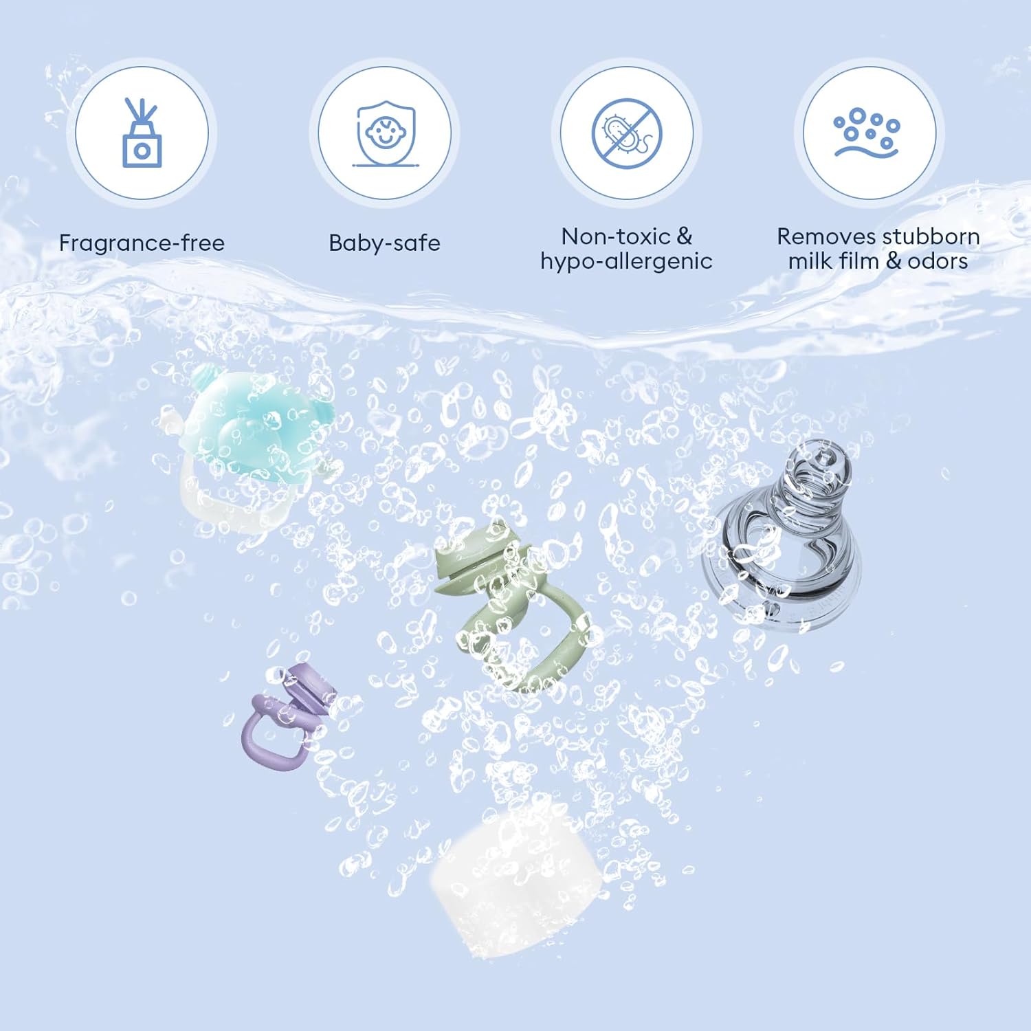 Professional Deep Cleaning Detergent Tablets for All Baby Bottle Washers, Washer Tablets for Bottle