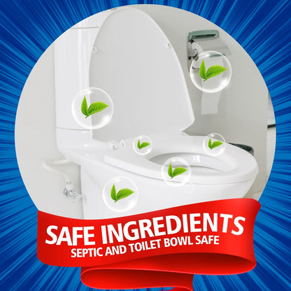 USKICH Toilet Bowl Cleaner Tablets 20 PACK, Bathroom Automatic Toilet Tank Blue Cleaners with