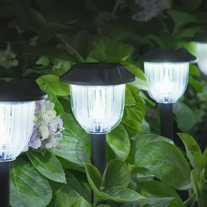 AOSEA 12000K 10 Pack Solar Lights Outdoor IP65 Waterproof,LED Solar Lights for Outside,Landscape