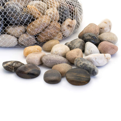 Royal Imports 5LBS River Rocks Decorative Ornamental Pebbles, Garden Landscaping Stones, Gravel