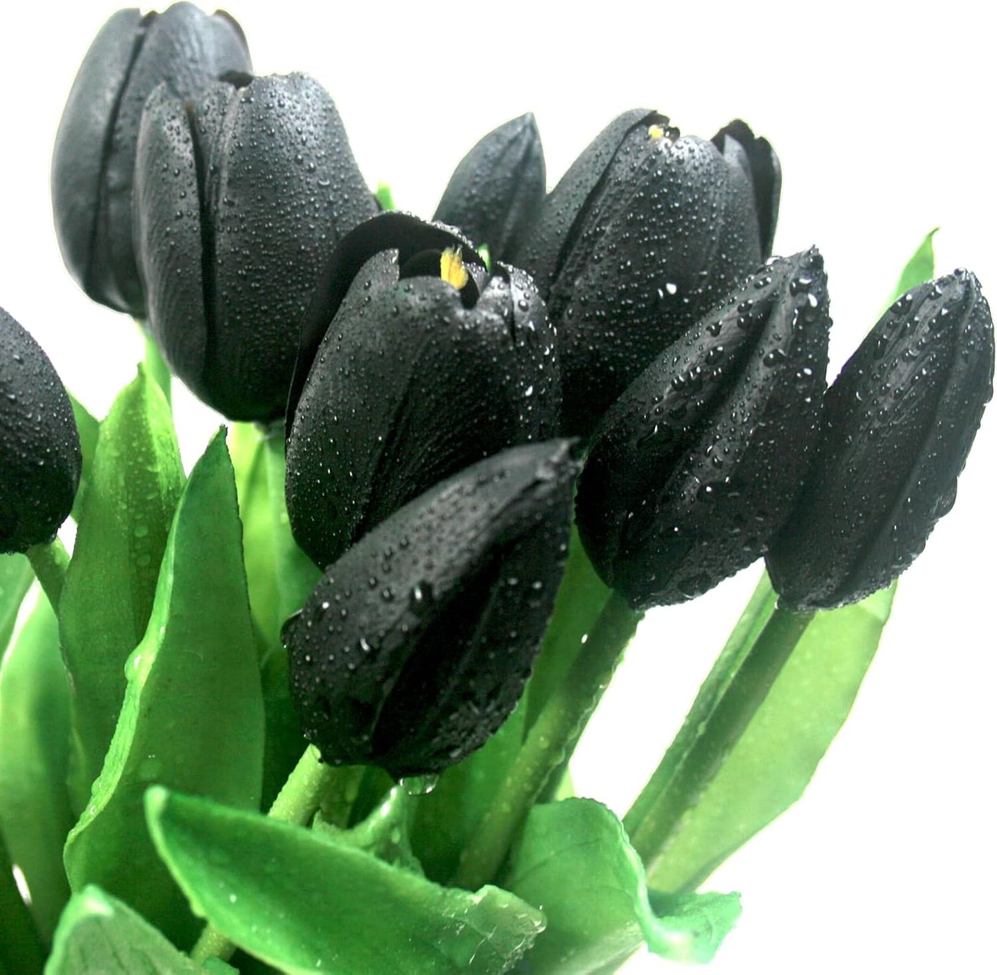 15pcs Artificial Tulips Flowers, Fake Tulips Real Touch, Faux Latex Tulips Bouquets, for Party