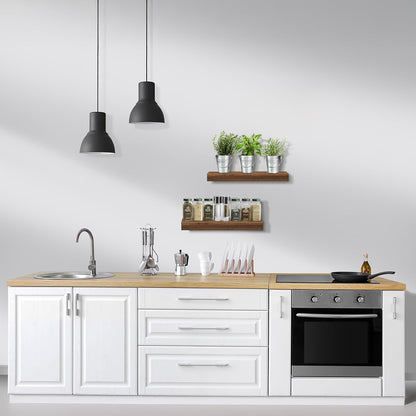Sorbus Floating Shelves for Wall, Bathroom Shelves Wall Mounted for Kitchen, Bedroom, Bathroom