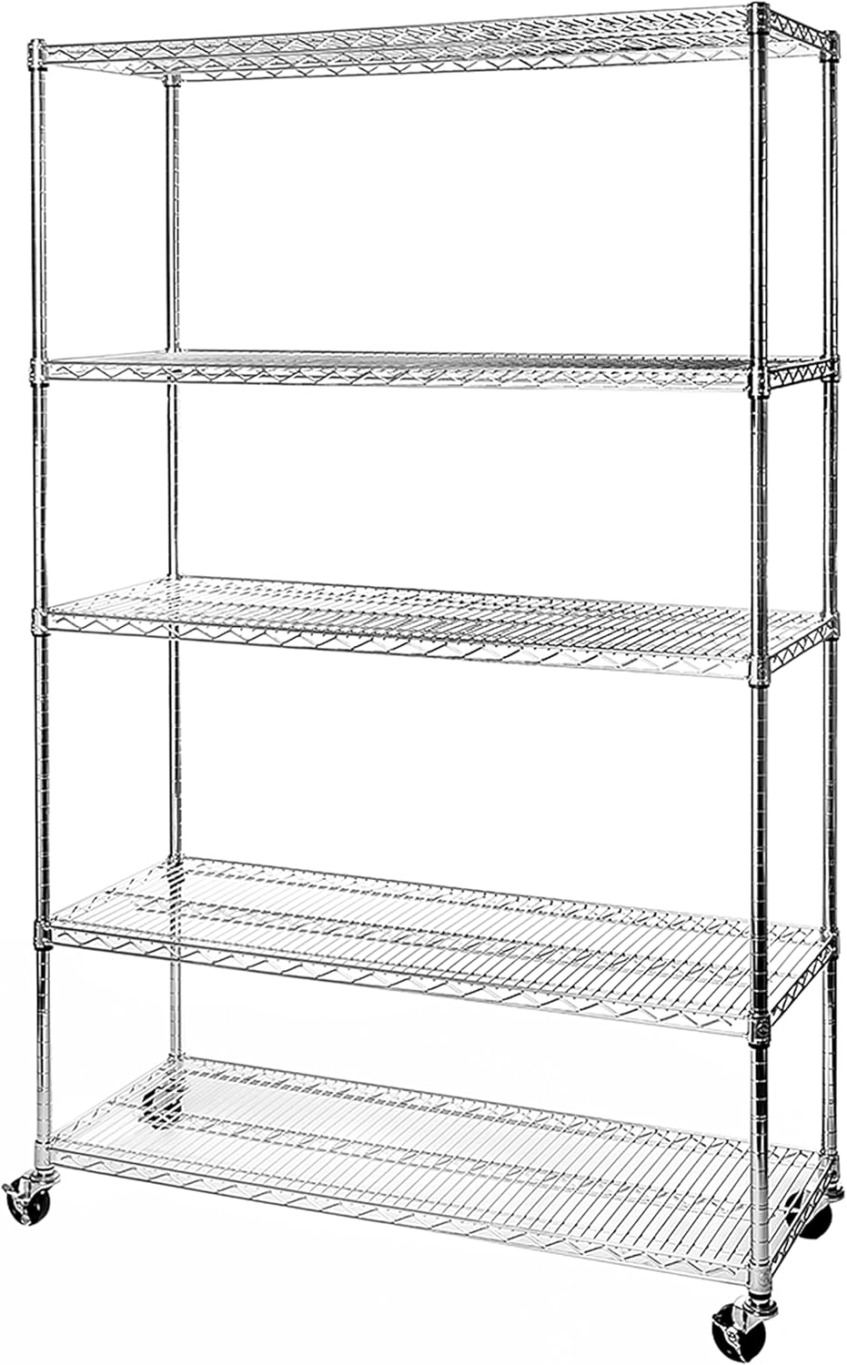 Seville Classics UltraDurable Heavy Duty NSF Solid Steel Wire Rack Storage Unit Organizer for
