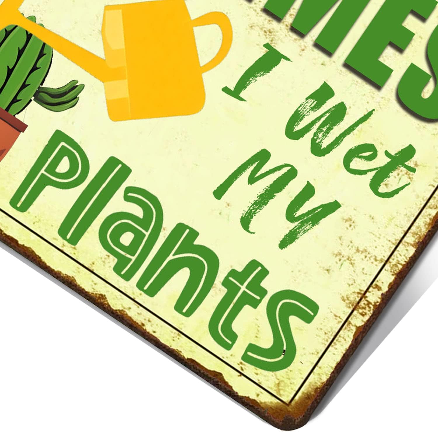 Funny Signs Garden Decor Outdoor Vintage Garden Decorative Metal Sign Gifts For Women Plant Lover