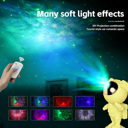 SFOUR Astronaut Galaxy Projector Night Light，Lights for Bedroom,Kids Room Decor Aesthetic