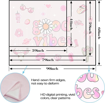 Lunerfex Y2K Tapestry Pink Wall Tapestry, Cute Tapestries for Bedroom Funny Tapestries Wall Hanging