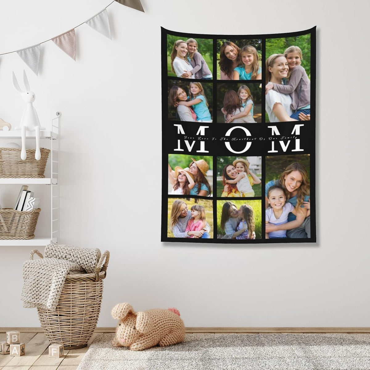 Custom Tapestry For Wall Bedroom Custom Backdrop Personalized Image Text Photo Customized Funny