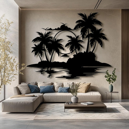 Palm Tree Metal Wall Decor,Palm Tree Metal Wall Art,Metal Palm Tree,Metal Palm Tree Wall