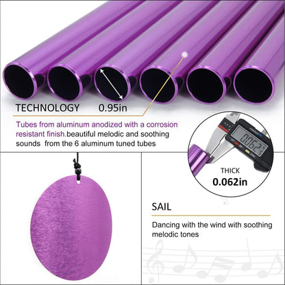 Memorial Wind Chimes Outdoor Large Deep Tone,36 Inch Wind Chimes Unique Tuned Relaxing Soothing