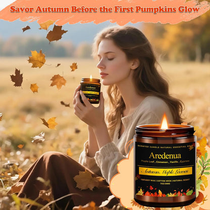Vanilla Cream Candle – Soy Scented Candle for Home, Relaxation & Stress Relief, Clean Long Lasting