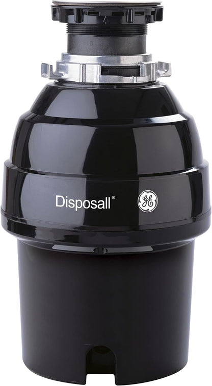 GE Disposall Continuous Feed 3/4 Horsepower Motor Garbage Disposer, Good for Grinding: Vegetable