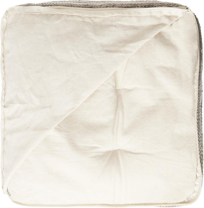 REDEARTH · Tufted Pouf Ottoman with Filler Textured Storage Cube Bean Bag Pouffe Footrest for
