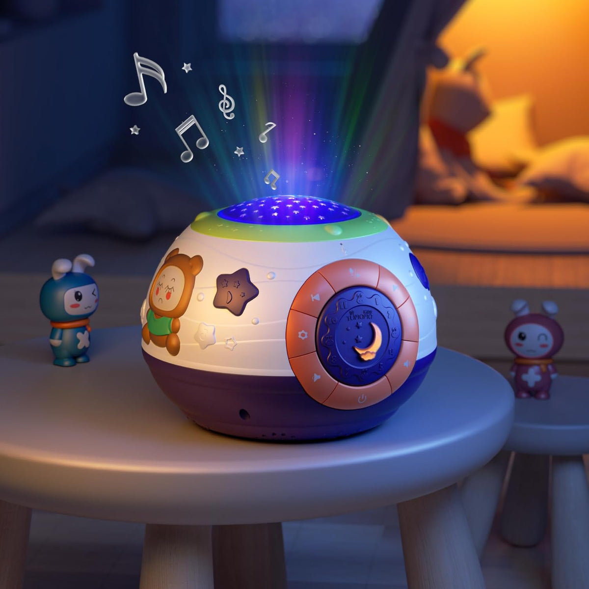 TUMAMA Baby Toy Gifts for Newborn, Toddlers Night Light Star Projector, Baby Sleep Soother Sound