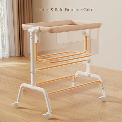3-in-1 Baby Bassinet, Rocking Bassinet, Bedside Bassinet for Baby, Stable and Secure Bassinet