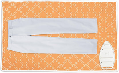 Encasa XO Ironing Mat/Pad (Large 48"x28") with 3mm Padding & Silicone Iron Rest for Steam Pressing