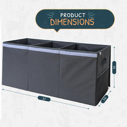 Extra Large Toy Storage Organizer with Lid - Sturdy, Collapsible Toy Chest Storage Box Design