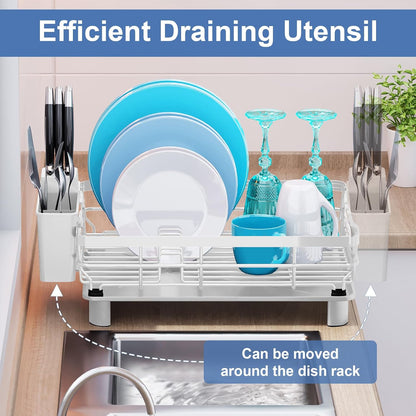MOUKABAL Dish Drying Rack, Dish Rack, Large Dish Racks for Kitchen Counter, Drying Rack Kitchen
