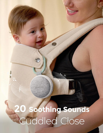 Momcozy Portable Sound Machine with Night Light, White Noise Sound Machine for Baby, 20 Soothing