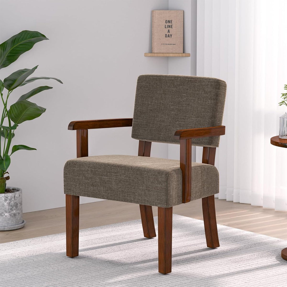 Accent Chair, Living Room Chairs Oversized with Soft Seat and Armrests for Dinning Bedroom Reading