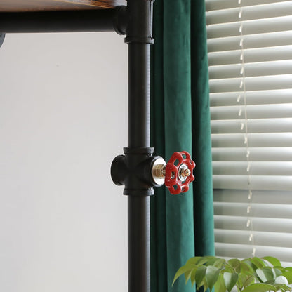 41 Inch Wine Rack Wall Mounted 2 Tier, Hanging Floating Bar Liquor Shelves with Glass Holder
