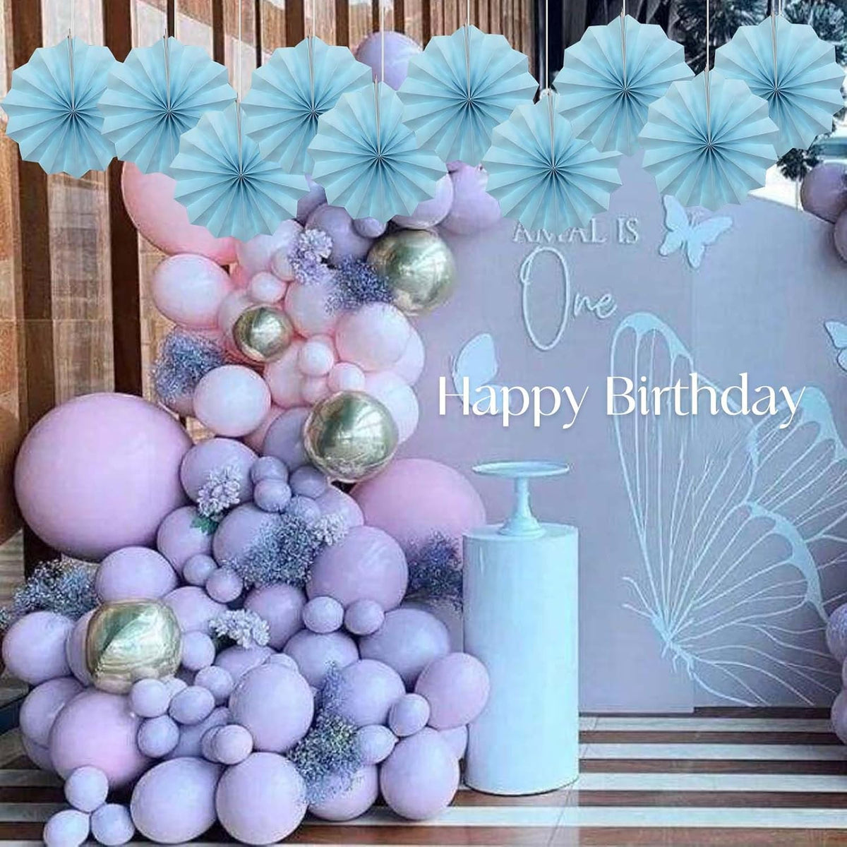 Blue Graduation Party Decor,Baby Blue Party Decorations,Christmas Baby Shower Decorations,Under The