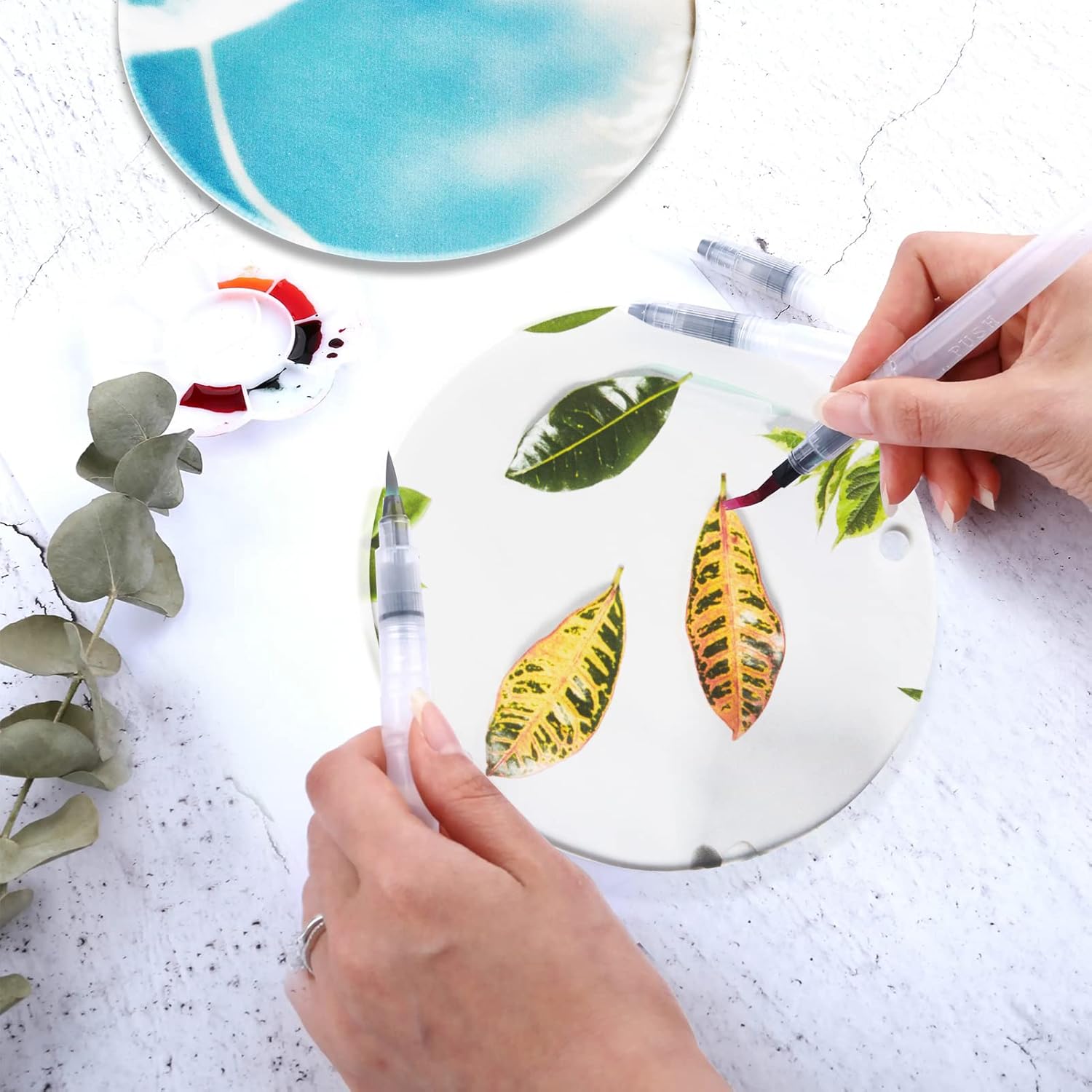 Acrylic Clear Ornament Circle Blanks 50 Pieces 1/16" Thick 3.5"/89 mm Transparent Round Acrylic