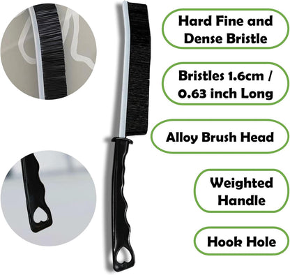 Crevice Cleaning Brush Set, Multi-Purpose Hard Bristle Brushes for Deep Cleaning Kitchen, Bathroom