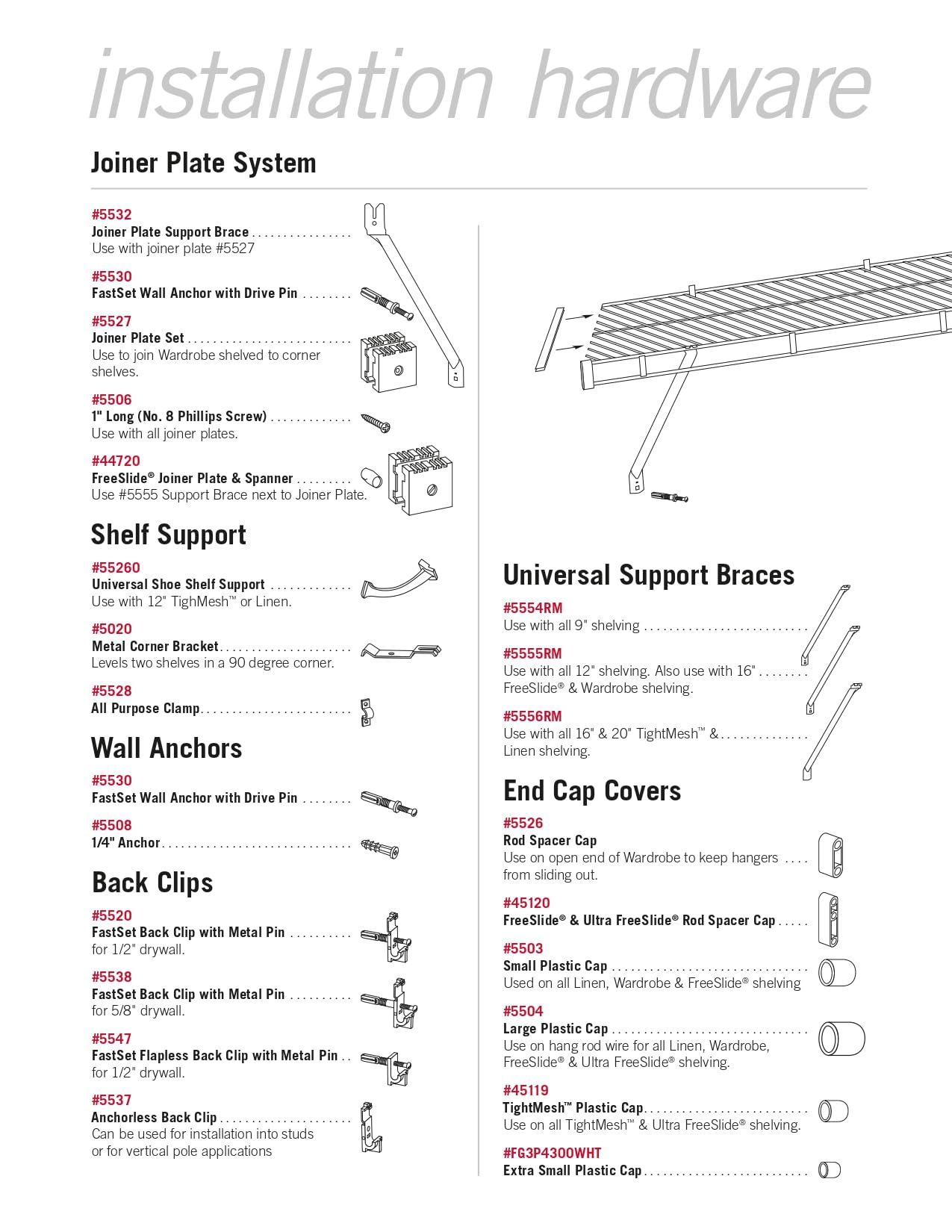 Rubbermaid Commercial Products FreeSlide Wire Shelving, 16-Inch, White, Closet organizer and
