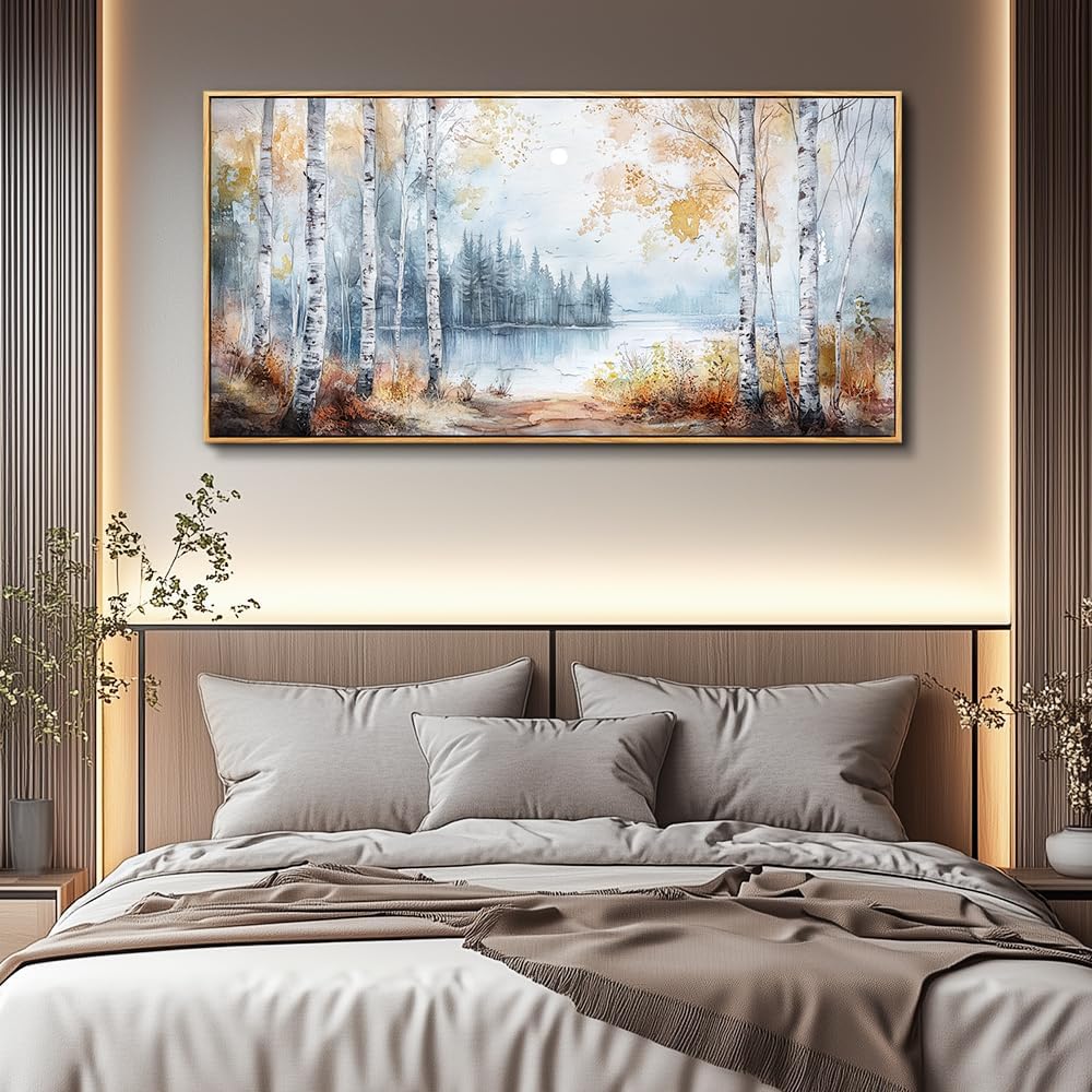 PHAOHUAXM Large Canvas Wall Art For Living Room Wall Decor For Bedroom Office Decorations Trees