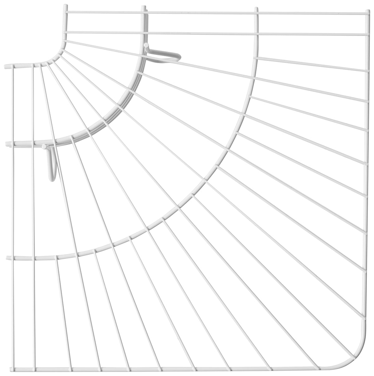 Rubbermaid Commercial Products FreeSlide Wire Shelving, 16-Inch, White, Closet organizer and