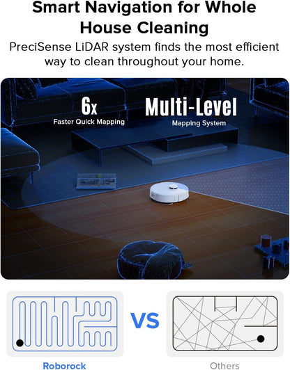 roborock Q7 L5 Robot Vacuum and Mop Combo, 8,000Pa Suction, Upgraded from Q5 Pro, Dual Anti-Tangle