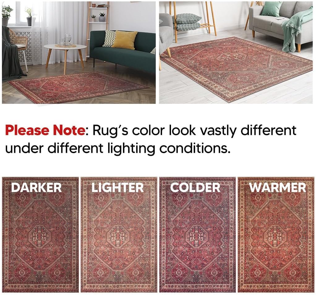 Keen Home Design 2x3 Rug - Machine Washable Entry Rug with Non-Slip Backing, Ideal for Enteryway