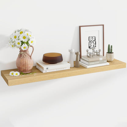 48 Inch Floating Shelves, 12 Inch Deep Floating Shelves for Wall, Large Floating Shelf with