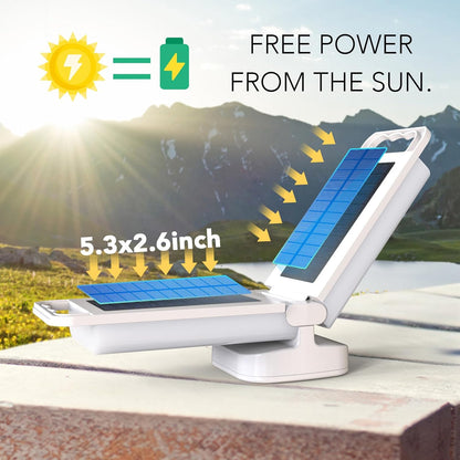 Camping Lantern, Solar Lanterns, Rechargeable Emergency Light Dimmable Camping Essential with USB