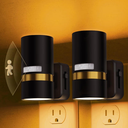 L LOHAS LED Motion Sensor Night Light Plug in, Night Lights Plug into Wall with Adjustable