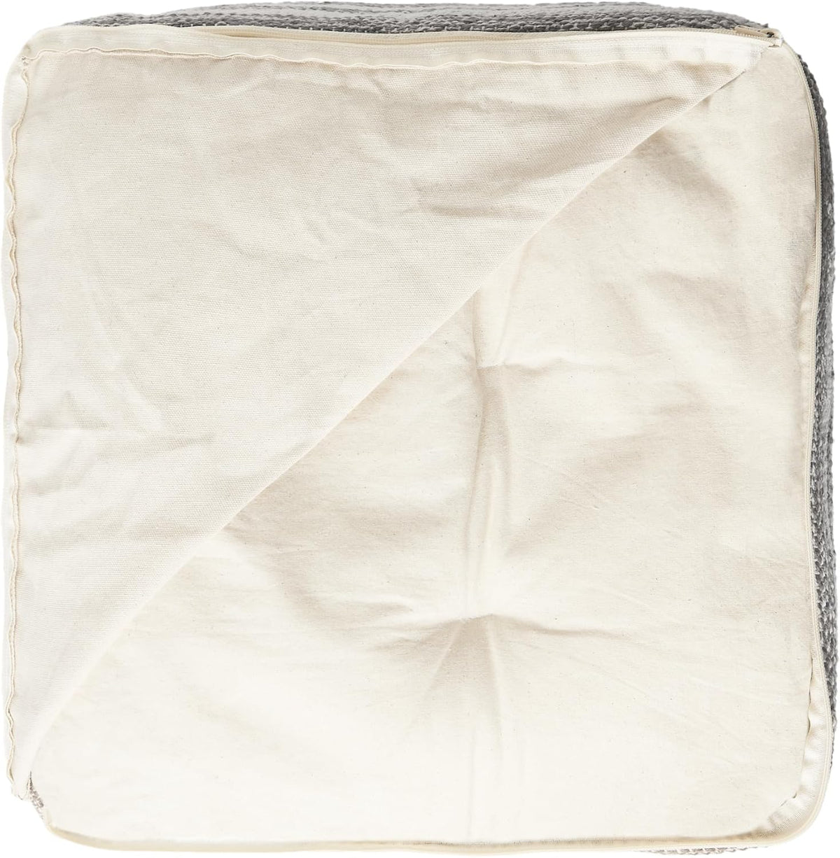 REDEARTH · Tufted Pouf Ottoman with Filler Textured Storage Cube Bean Bag Pouffe Footrest for