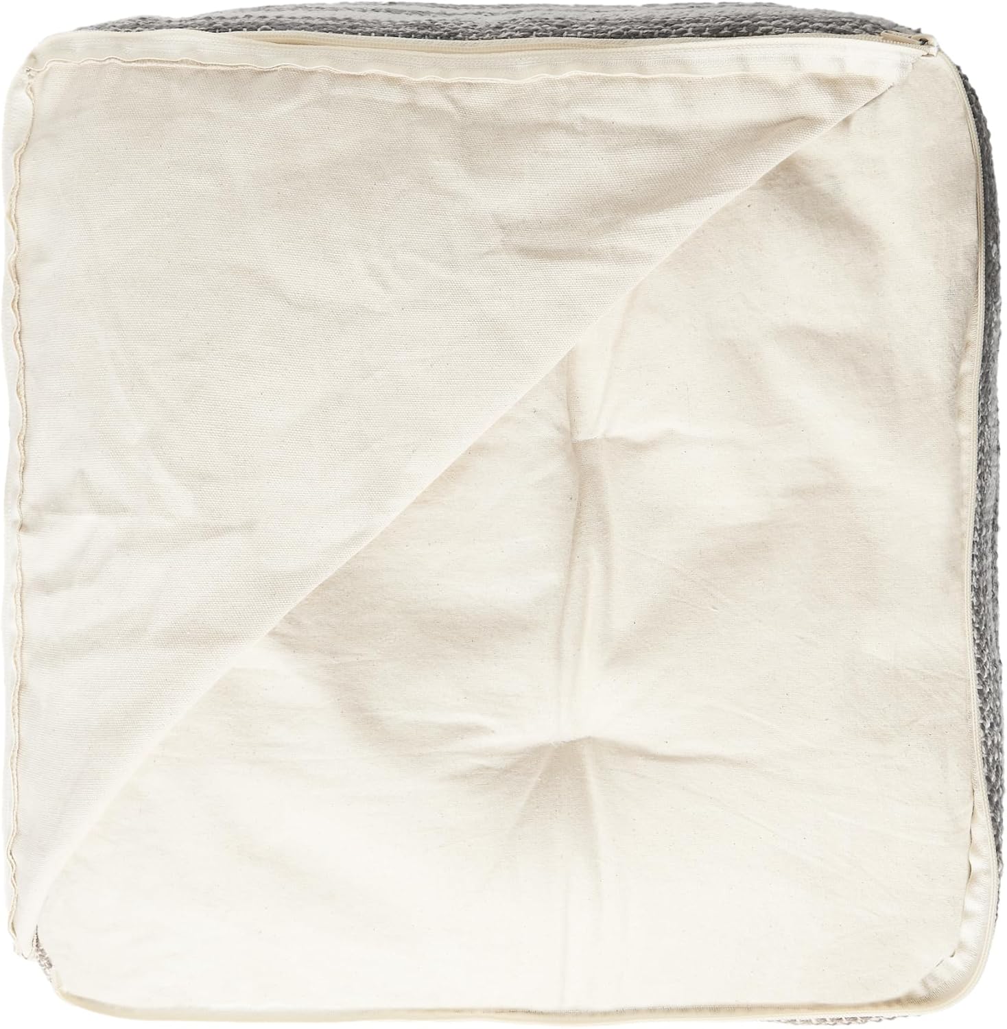 REDEARTH · Tufted Pouf Ottoman with Filler Textured Storage Cube Bean Bag Pouffe Footrest for