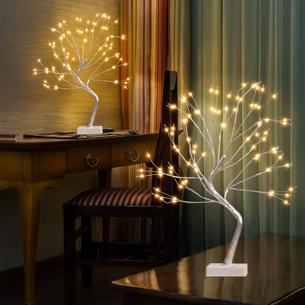 EAMBRITE Fairy Light Tree, 108 Led Light up Trees Decor Indoor, 8 Modes Fairy Light Spirit Tree for