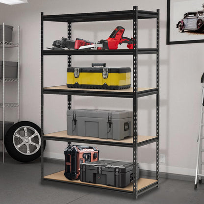 Heavy Duty Garage Shelving Units,5-Tier Adjustable Storage Shelves