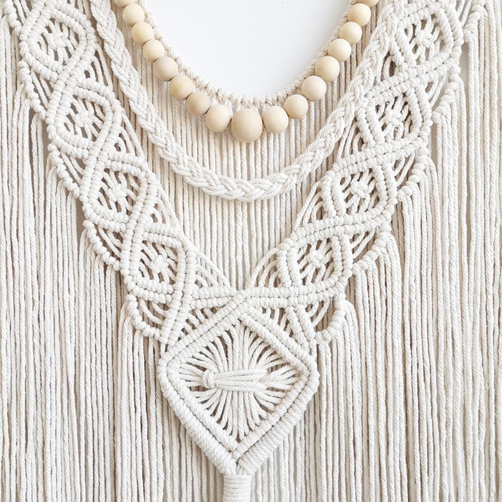 Achart Macrame Wall Hanging Large- Boho Wall Decor- large wall art- Wall Decor Living Room- Macrame