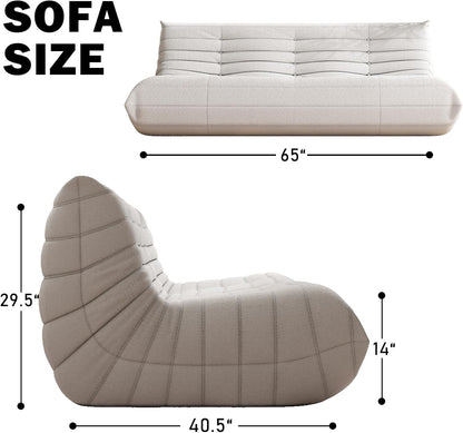 Big Bean Bag Chairs for Adults, 3 Seater Large Bean Bag Chair Sofa, Fireside Chair Lazy Sofa Chair